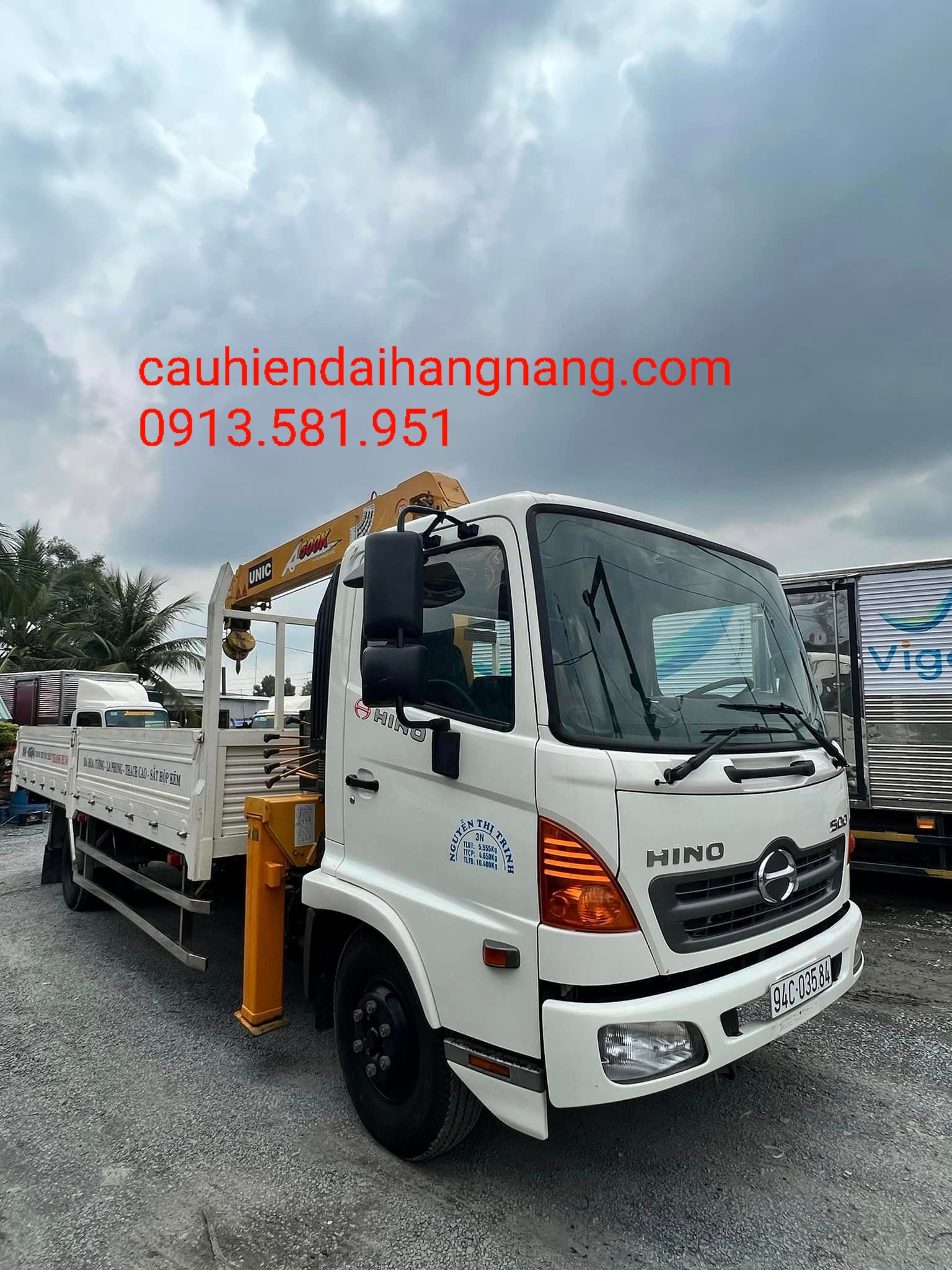 CHO THUÊ XE CẨU VẬN TẢI TẠI GIẾNG ĐÁY, HẠ LONG LIÊN HỆ: 0913.581.951